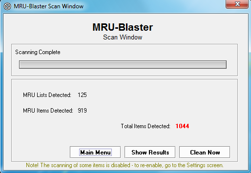 Protege la privacidad de tu ordenador con MRU-Blaster