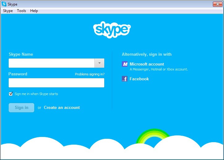 Skype Beta: ahora se puede iniciar sesión con cuentas de Facebook y Microsoft