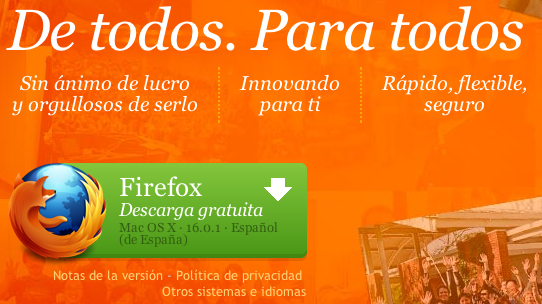 Una vulnerabilidad afecta a Firefox 16 y se lanza actualización que corrige el problema