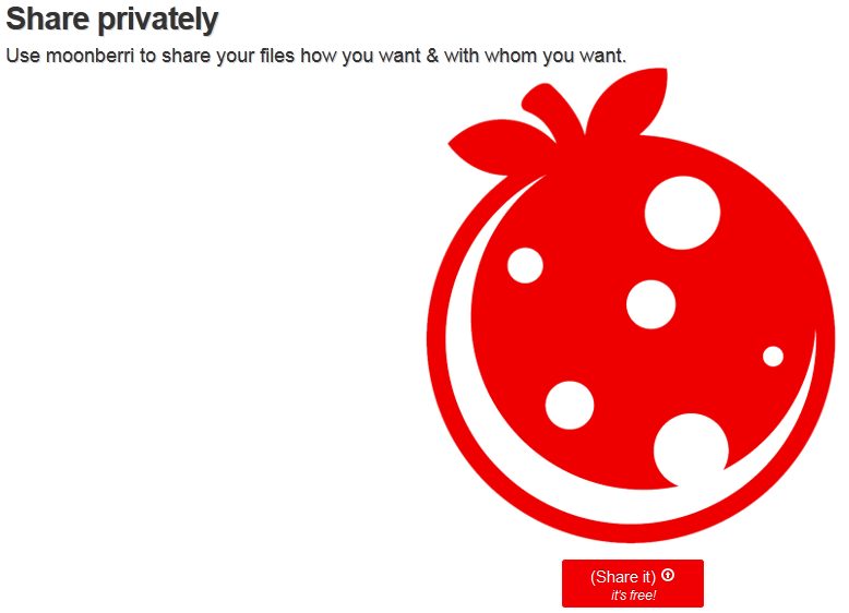 Moonberri, otro servicio para compartir archivos