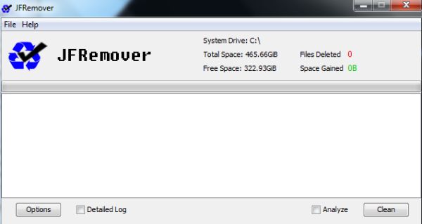 JFRemover: un poderoso limpiador de discos que requiere un uso cuidadoso