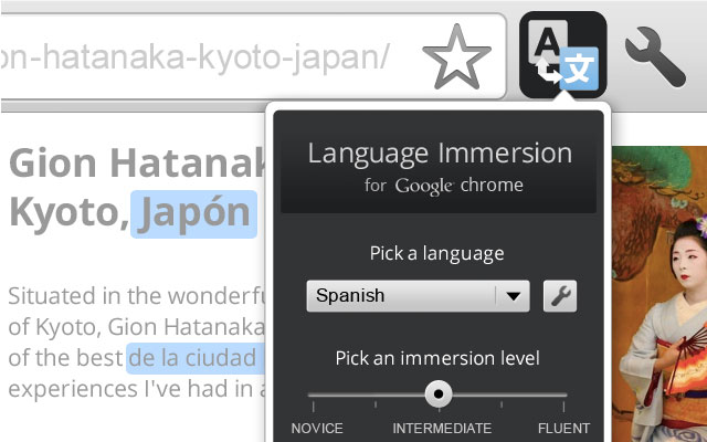 Language Immersion, curioso plugin para aprender idiomas con Chrome