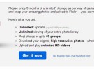 Flickr te regala 3 meses de servicio Pro