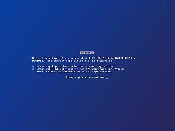 La pantalla azul de la muerte y por qué casi nunca es Windows el culpable