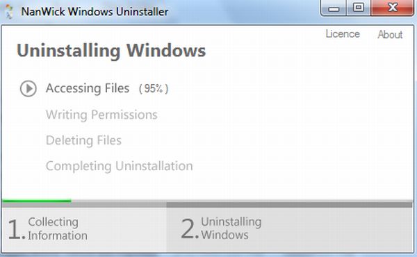 NanWick Windows Uninstaller te ayuda a desinstalar Windows