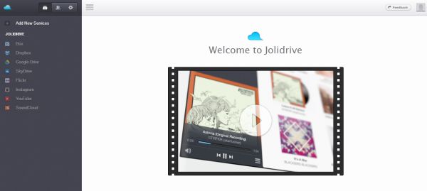 Jolidrive es el servicio de archivos y enlaces en línea de Jolicloud