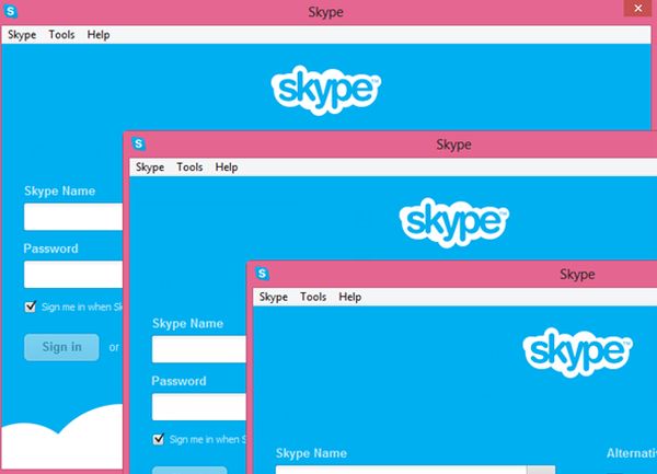 Seaside te permite abrir varias cuentas de Skype al mismo tiempo