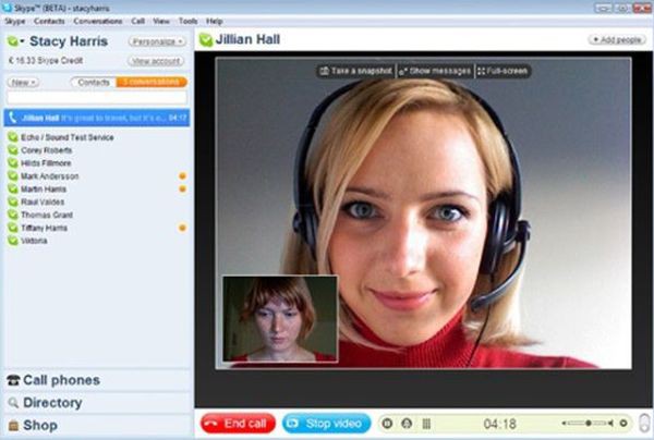 Skype: más de dos mil millones de minutos de conexión al día