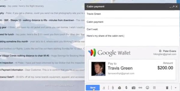 Gmail y Google Wallet harán posible la transferencia de dinero