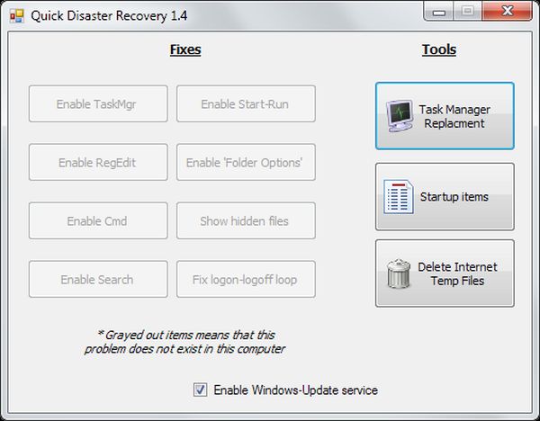 Quick Disaster Recovery: recupera la funcionalidad de Windows luego de un virus