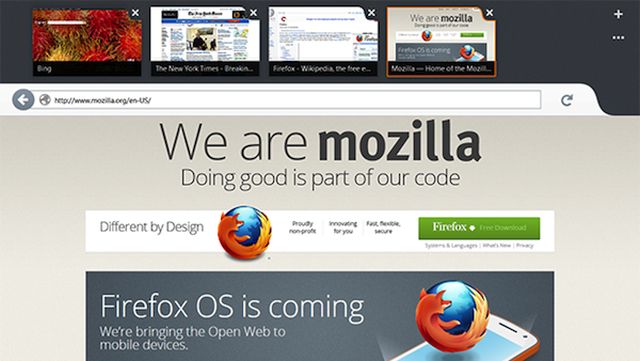 La versión Metro de Firefox será lanzada el 10 de diciembre