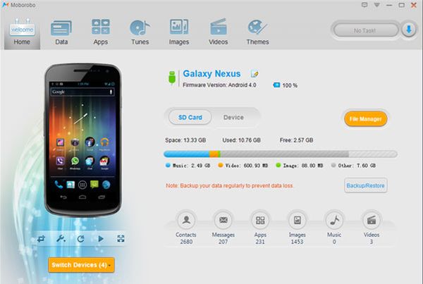 Moborobo: el mejor programa para gestionar teléfonos Android e iOS desde el PC