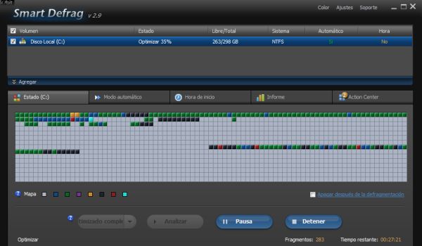 SmartDefrag: logra que el disco funcione a la máxima velocidad