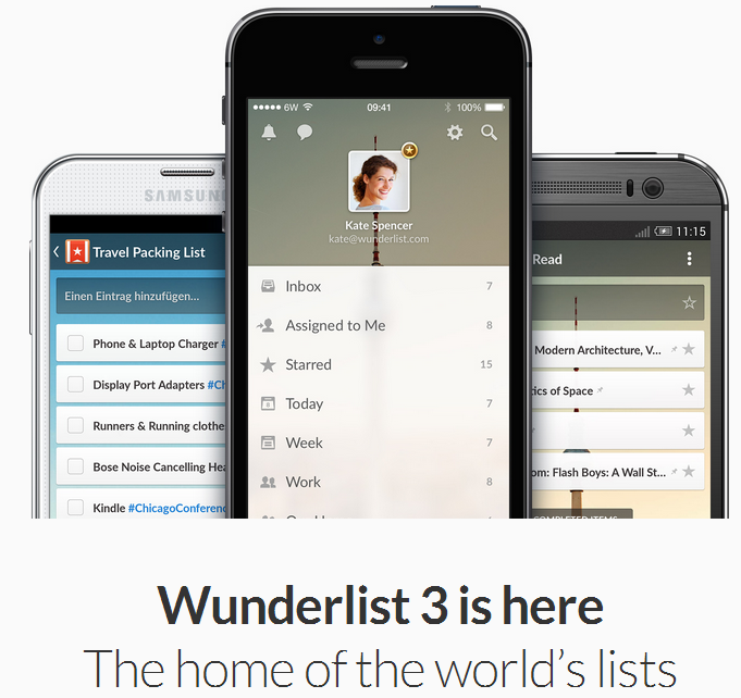 Wunderlist 3 ya está disponible