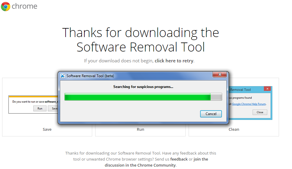 Google Software Removal Tool limpia Chrome de adware y programas no deseados