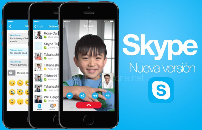 Skype para iOS 8 trae grandes mejoras