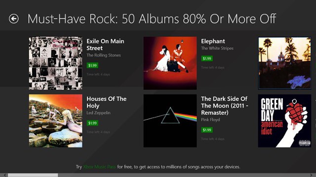 Music Deals de Microsoft te permite comprar música por 2 dólares