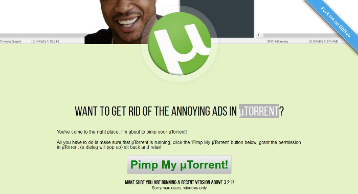 Quita la publicidad de uTorrent con Pimp my uTorrent, con un sólo click