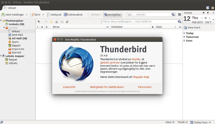 El uso de Thunderbird está aumentando