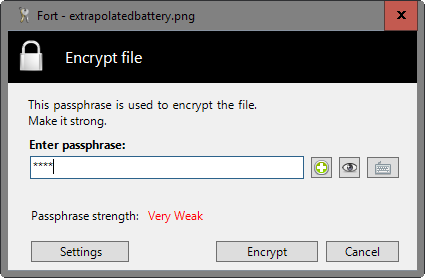 Fort File Encryption, una nueva aplicación para cifrar ficheros