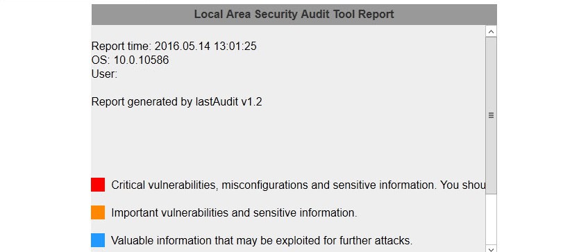 Last Audit PC, conoce si tienes problemas de seguridad