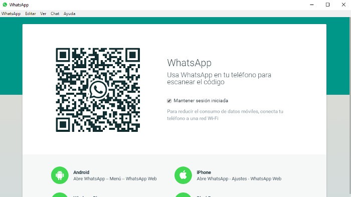 WhatsApp ya tiene aplicación de escritorio