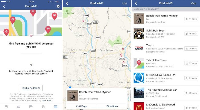 Este mapa de Facebook te ayudará a encontrar WiFi gratis