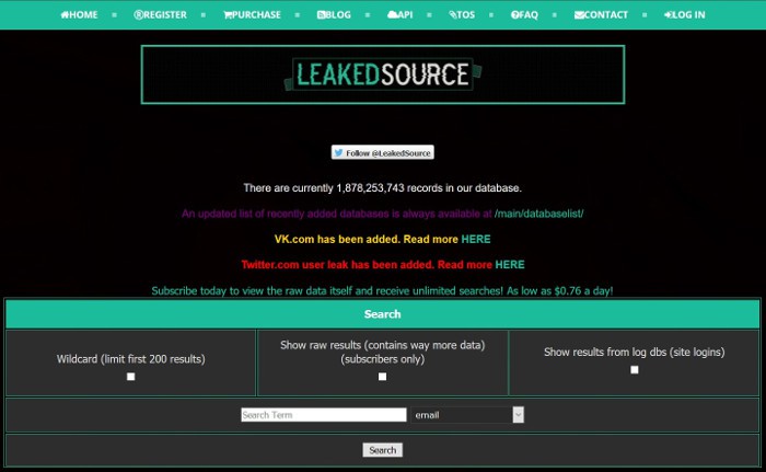 LeakedSource, cerrada la web de las 3.100 millones de contraseñas