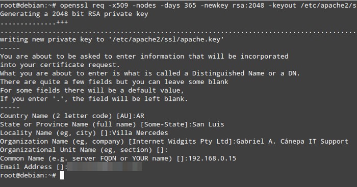 Un registro DNS con el fin de eliminar certificados SSL falsos