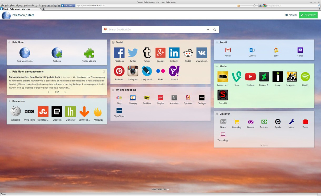 Pale Moon, la alternativa a Firefox, lanza su versión 27.4