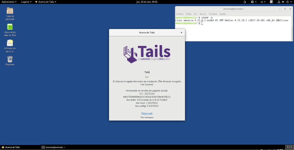 Gracias a Tails 3.3 también puedes aumentar la seguridad de tus datos