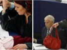 Un bebé en una votación del Europarlamento