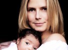 Las primeras fotografías de la modelo Heidi Klum con su cuarta hija