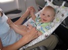 Bebés más cómodos en el avión