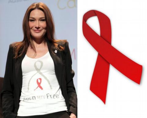 Carla Bruni lidera campaña contra la transmisión materna del VIH