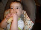 Los bebés aprenden a preferir los alimentos salados