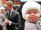 La pequeña de los Beckham, la bebé más elegante del mundo