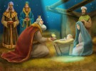 Poema de Navidad: Los Tres Reyes a los pies de Jesús
