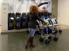 Sillitas para bebés en el aeropuerto de Barajas de Madrid