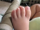 Masajes en los pies del bebé