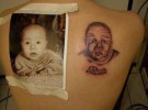 Piénsalo bien antes de tatuarte la carita de tu bebé