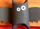 Manualidades para Halloween: Murciélago de cartón