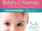Bebés&Mamás llega a Madrid los días 5 y 6 de noviembre