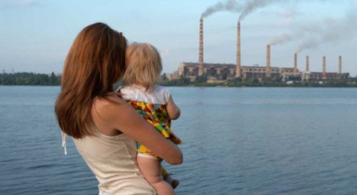 bebé y contaminación