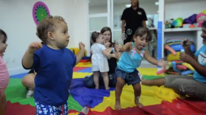 Gimnasio para bebés en Brasil