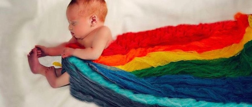 bebés y los colores
