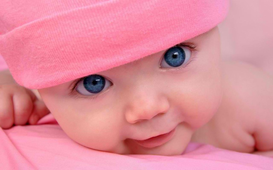 ojos del bebé